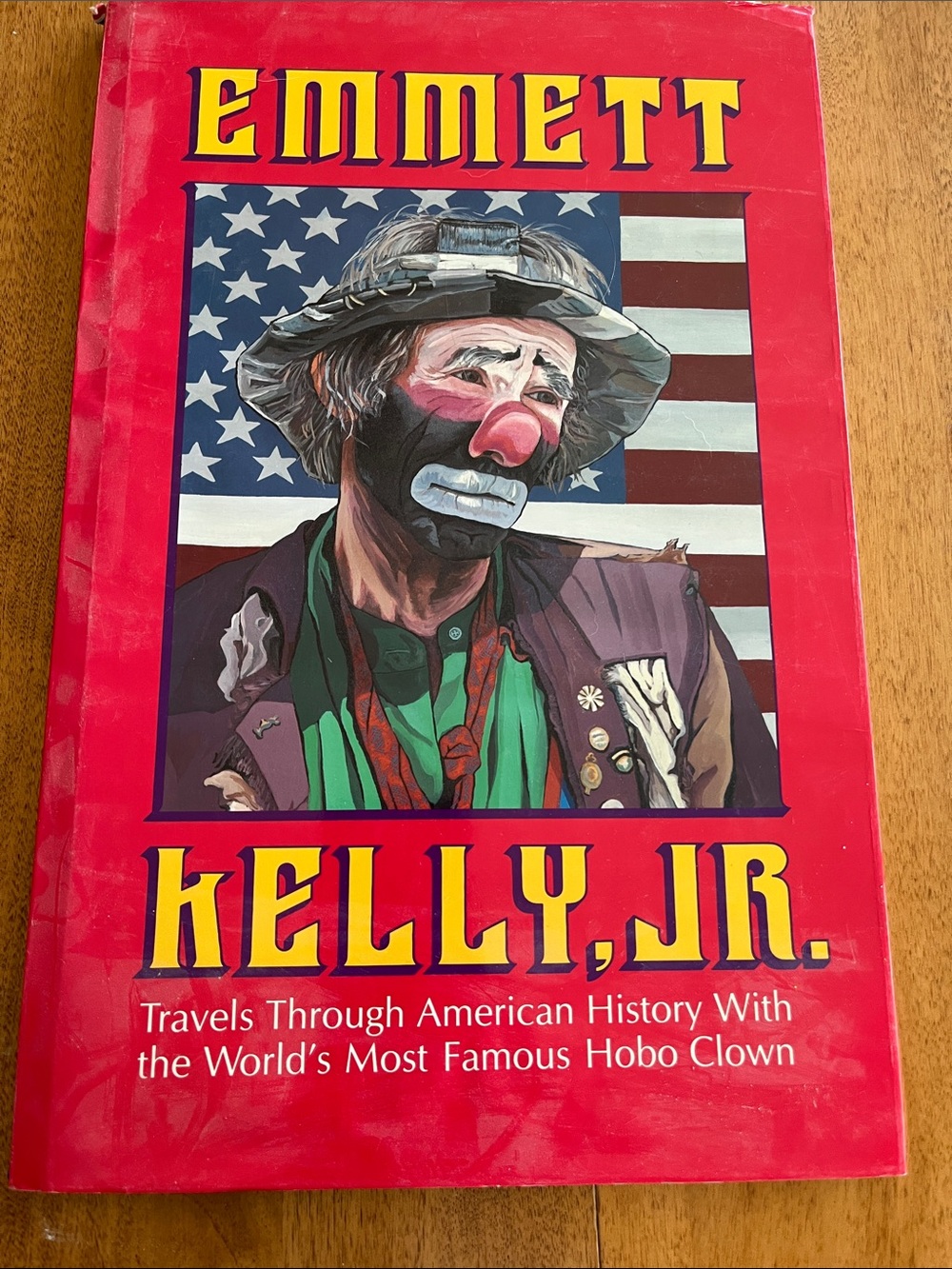 Emmett Kelly, Jr. Illustrated Hardcover — Red Cover - collectors item